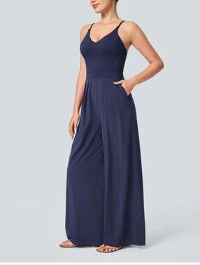Halara Breezeful Resort Slip Jumpsuit